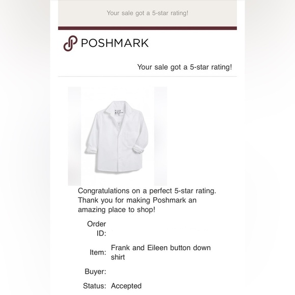 NWT Frank & Eileen Medium button down shirt office siren - Picture 7 of 10